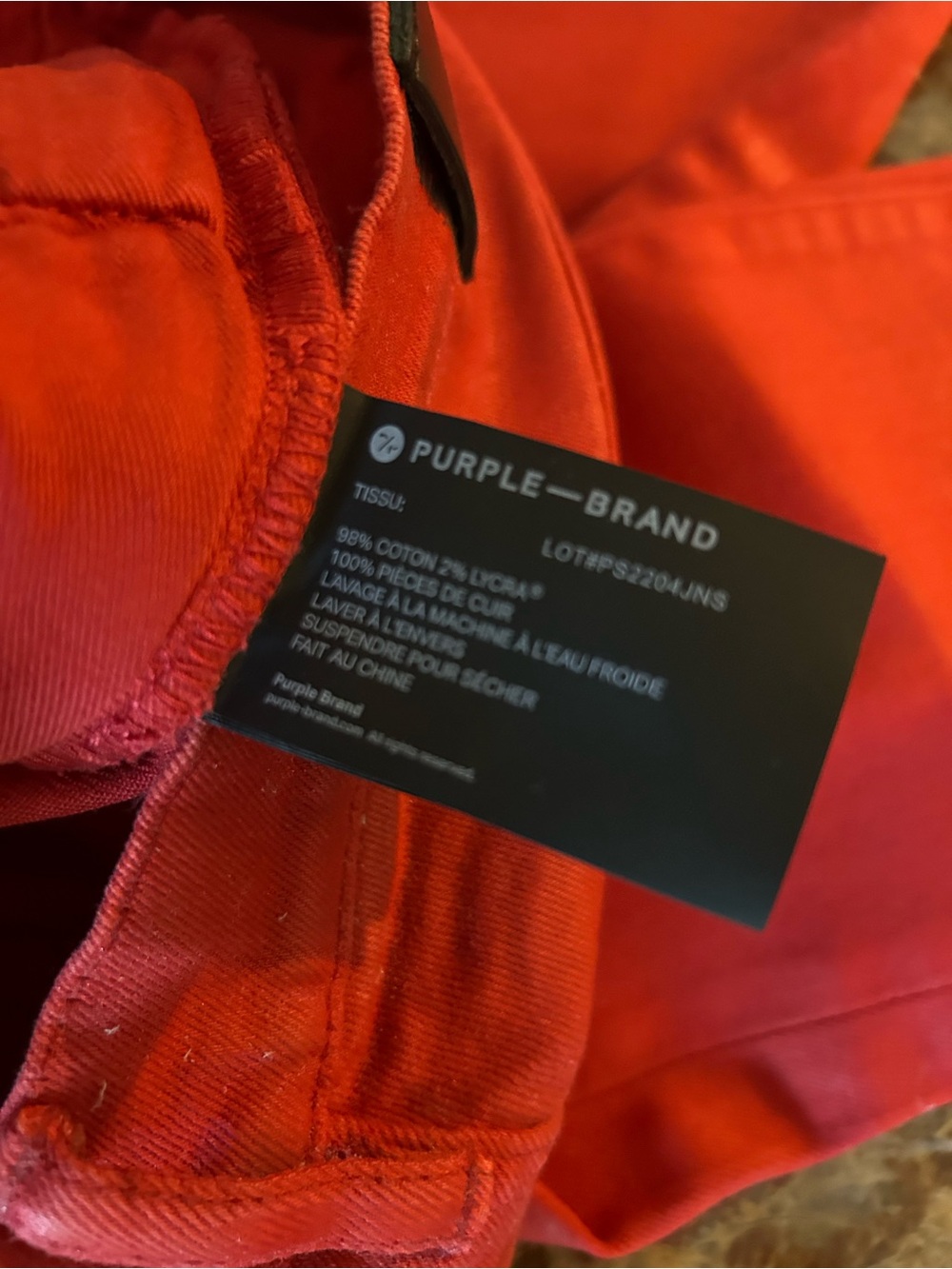 Purple Brand Red Ripped pants - Picture 7 of 10